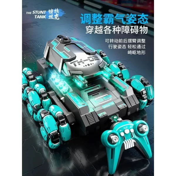 Carro de controle remoto Flip Drift De Seis Rodas Escalada Carro Consumer Electronics RC Stunt Car